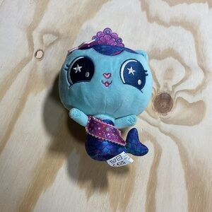 Dreamworks Turquoise Mermaid Plush with Purple Tail Gaby dollhouse